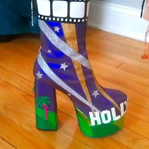 Current mood Hollywood platform boots